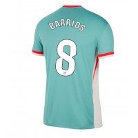 Camisa de time de futebol Atletico Madrid Pablo Barrios #8 Replicas 2º Equipamento 2024-25 Manga Curta